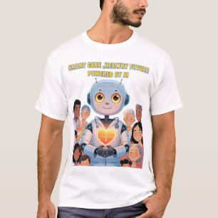 Slimme zorg, gelukkig leven t-shirt