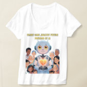 Slimme zorg, gelukkig leven t-shirt (Laagn)