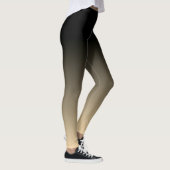 Slimme zwarte en verloophorizon leggings (Rechts)