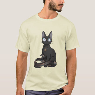Slimme Zwarte Kat met Bril & Oneindigheidsriem Ill T-shirt