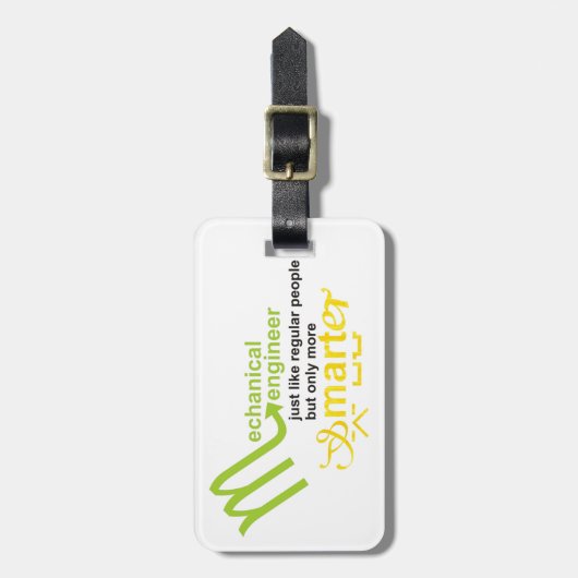 slimmer bagagelabel (Voorkant verticaal)