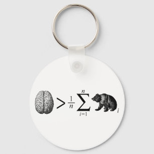 slimmer dan het gemiddelde Beer Sleutelhanger