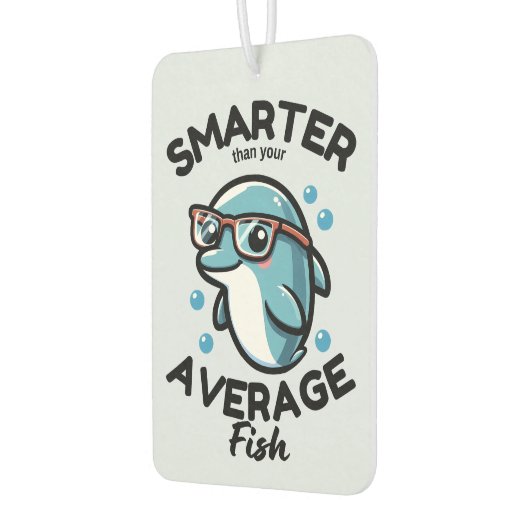 Slimmer dan je gemiddelde Schattigee grappige dolf Luchtverfrisser (Links)