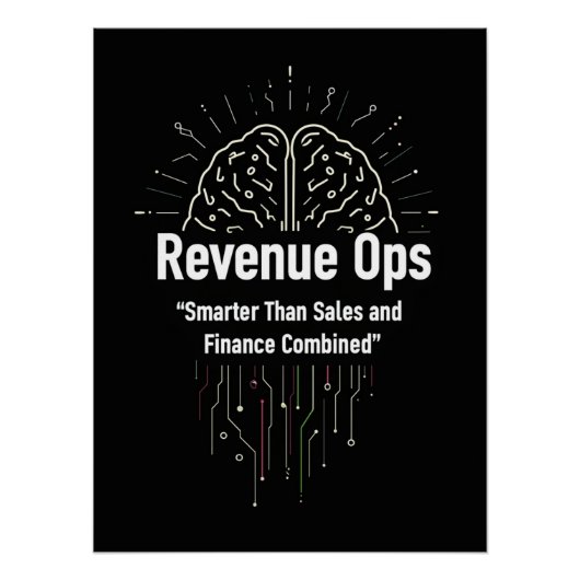 Slimmer dan verkoop en financiën - Omzet Ops Perfect Poster (Voorkant)