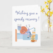 Slimmerige slak beterschap kaart (Gele Bloem)