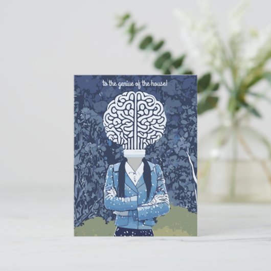 slimmerik briefkaart (Staand voorkant)