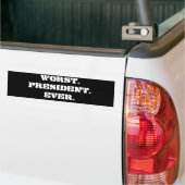 SLIMSTE. PRESIDENT. OOIT. BUMPERSTICKER (Op Truck)
