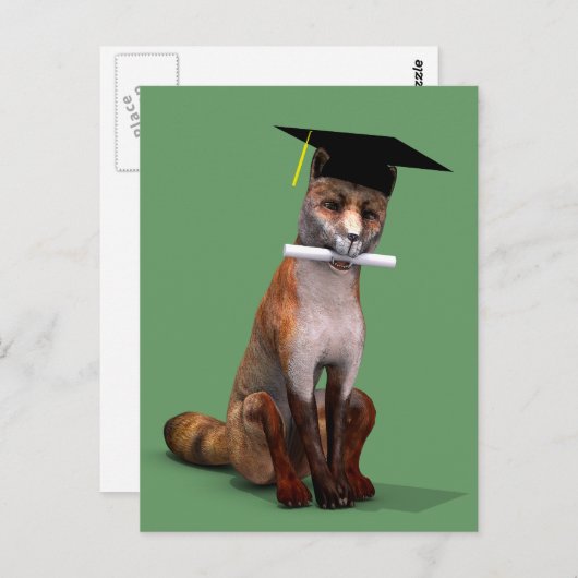 Slimste vos in de stad briefkaart (Voorkant / Achterkant)