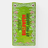 Slimy Halloween Banner (Verticaal)