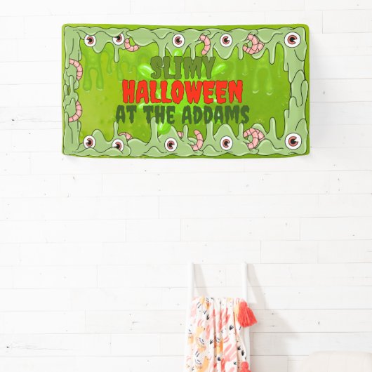 Slimy Halloween Banner (Insitu)