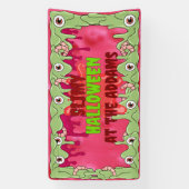 Slimy Halloween Banner (Verticaal)