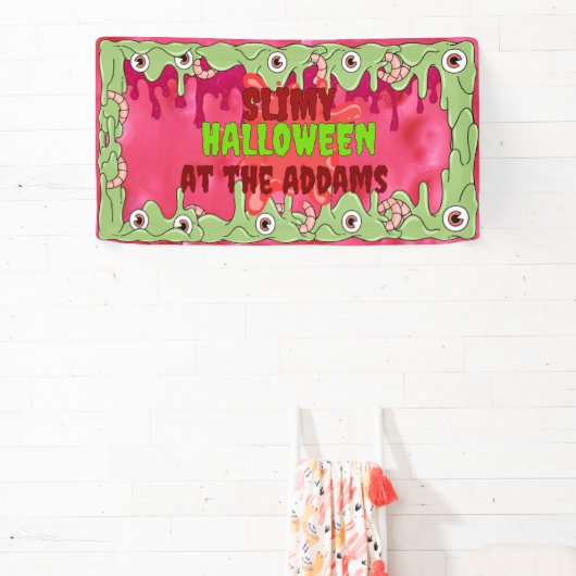 Slimy Halloween Banner (Insitu)