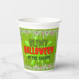 Slimy Halloween (met verborgen vrienden) Papieren  Bekers