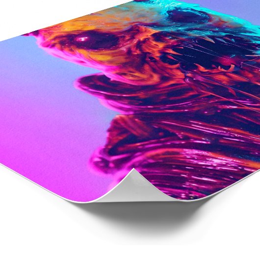 Slimy Horror Creature Poster (Hoek)