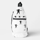 Sling Bag: Duffel Bag Vrouw Power. (Voorkant)