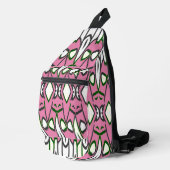 Sling Bag, Een Retro naadloze klassieke design Sli Bag (Rechterhoek)