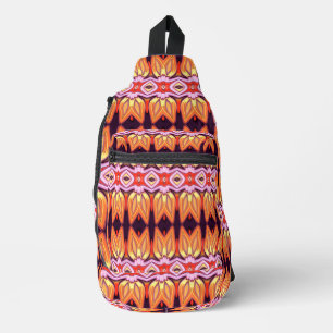 Sling Bag, Een Retro veelkleurig klassiek ontwerp Bag