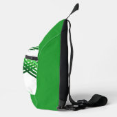 Sling Bag - Green Stripes Crossed (Rechts)