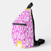 Sling Bag, Multicolor naadloos klassiek ontwerp Bag (Rechterhoek)