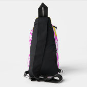 Sling Bag, Multicolor naadloos klassiek ontwerp Bag (Achterkant)