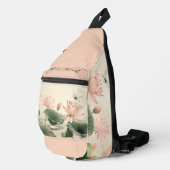 Sling Duffel - Dragonfly in het roze Bag (Rechterhoek)