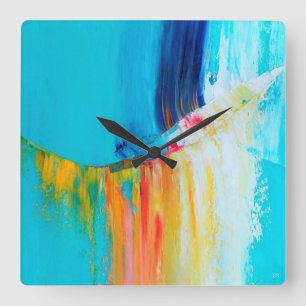 Slinger De Vrije Man Vierkante Klok