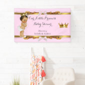 Slinger Prinses Baby Borrel Roze Wit Goud Spandoek (Insitu)