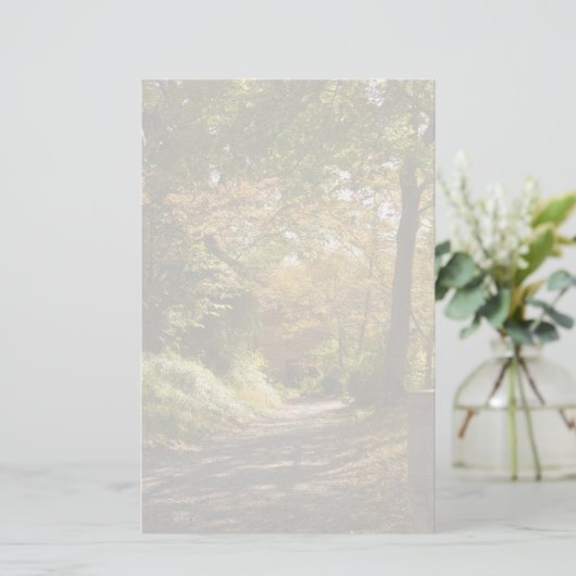 slingerend landpad briefpapier (Staand voorkant)