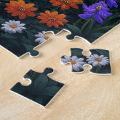 Slingerend Pad door Bloemenweide naar Sinaasappelb Legpuzzel (Zijkant)