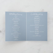 Slingerende lichten Stofblauw Elegant Schrift Huwe Programma (Binnen)