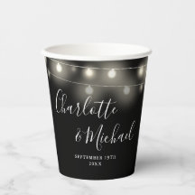 Slingerende Lichtjes Handtekening Script Zwart Wit