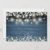 Slingerende Lichtjes Rustieke Potten Groene Plante Kaart (Achterkant)