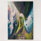 Slingerende Rivier  Legpuzzel (Verticaal)
