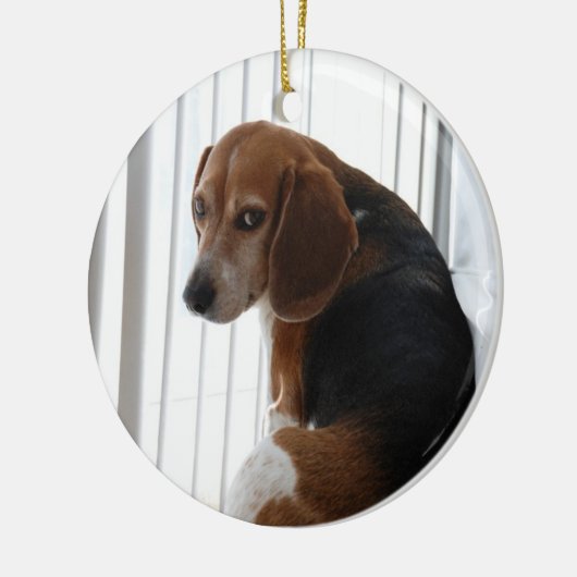 slingerhouding keramisch ornament (Links)