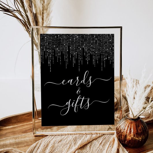 Slingerlichten Bruiloft Kaarten & Cadeaus Voetstuk Poster