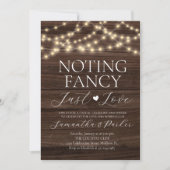 Slingerlichten Rustiek Niets gewoons, gewoon liefd Kaart (Voorkant)