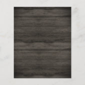 Slingerlichten Rustische Doop Budget Flyer (Achterkant)