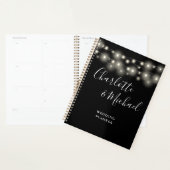 Slingerlichten Signature Script Zwarte Witte Bruil Planner (Display)