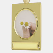 Slingerornament Verguld Banner Ornament (Links)