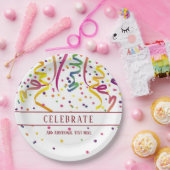 Slingers en confetti papieren bord (Feest)