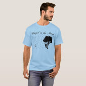 Slingin in de regen t-shirt (Voorkant volledig)