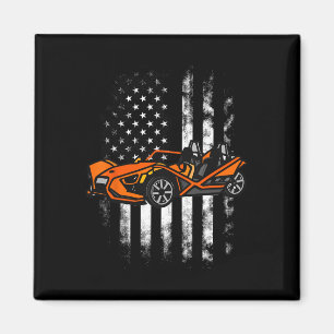 Slingshot Auto Amerikaanse Vlag 4 juli Slings Magneet