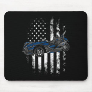 Slingshot Auto Amerikaanse Vlag 4 juli Slings Muismat