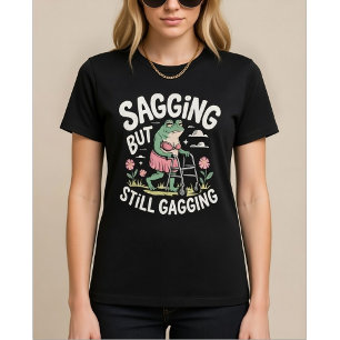 Slinkende maar nog steeds grappige kikker t-shirt