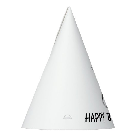 Slinky Black Cat Meow Custom Text Green Eyes Feesthoedjes (Links)