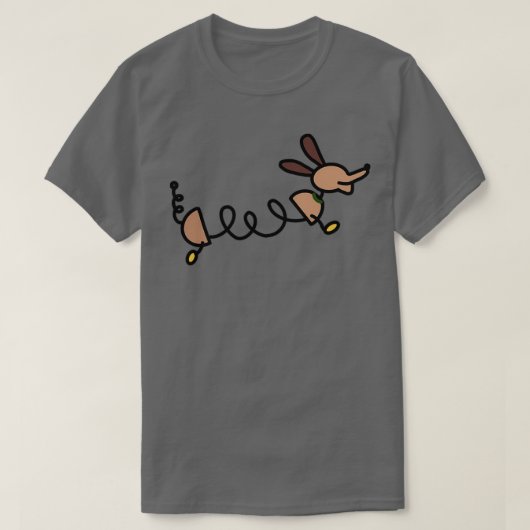 Slinky Dog Speelgoed Design T-shirt (Design voorkant)