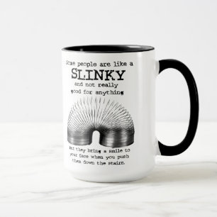 Slinky Mensen Grappige Mok Humor