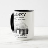 Slinky Mensen Grappige Mok Humor (Voorkant links)