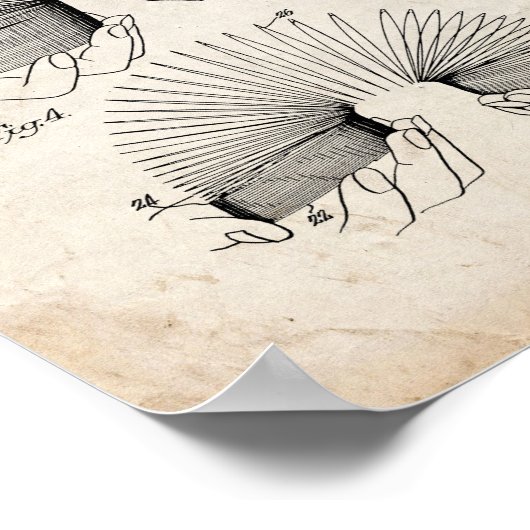 Slinky Patent - Oude look Poster (Hoek)