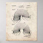 Slinky Patent - Oude look Poster (Voorkant)
